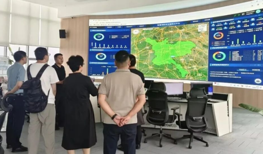 枣庄市民政调研组赴济宁市考察智慧消防建设新模式